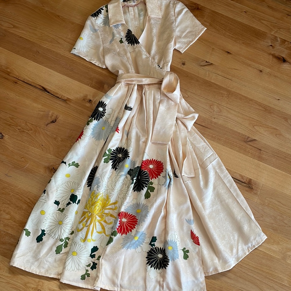 Stunning Etsy designer Priscilla Tokyo one of a kind retro kimono dress 8